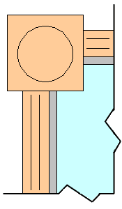 Pine Screen Mould on Aluminum Angles